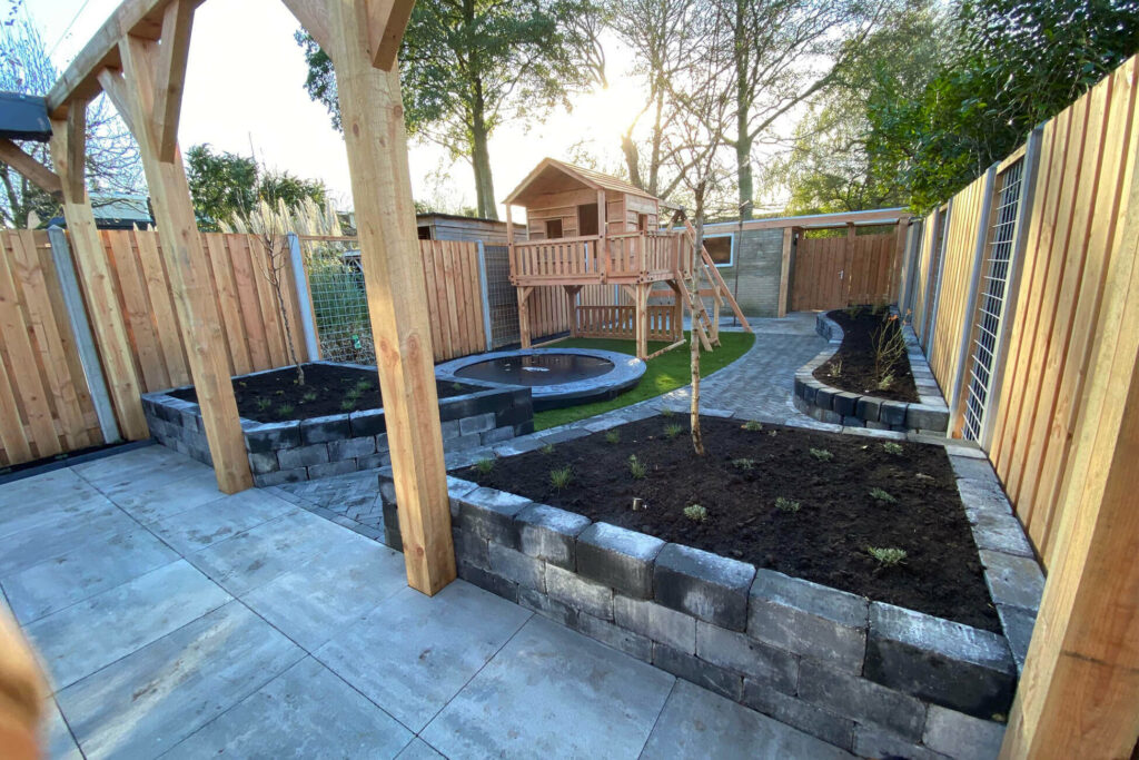 Kleine tuin kindvriendelijk