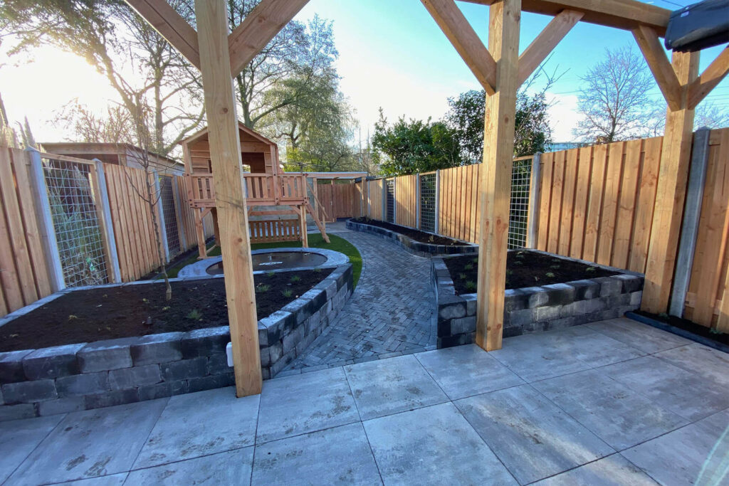 Kleine tuin kindvriendelijk