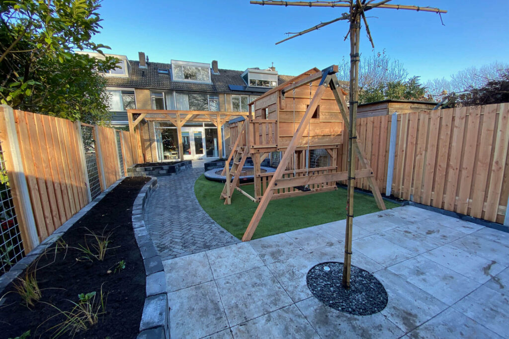 Kleine tuin kindvriendelijk